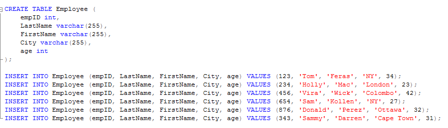 CRUD in Web API Using SQL Server and C# - TutorialsPanel